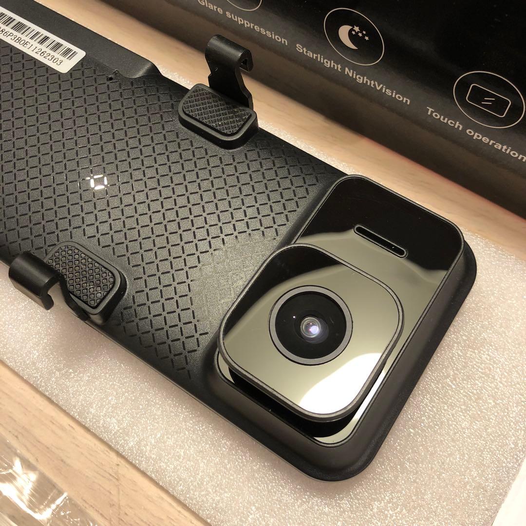 【美品】Extend12 前後カメラ　ミラー型ドライブレコーダー