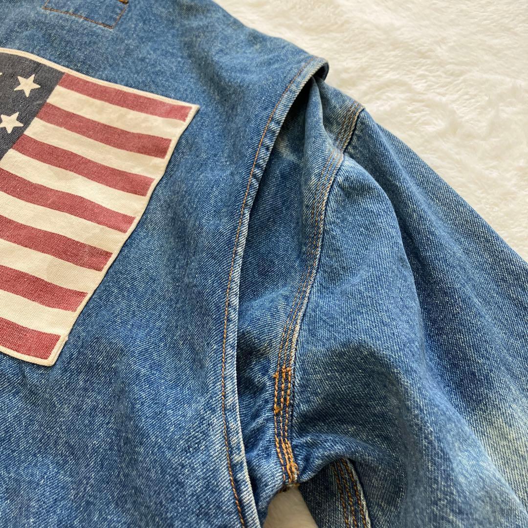 90s ポロカン 星条旗 Gジャン