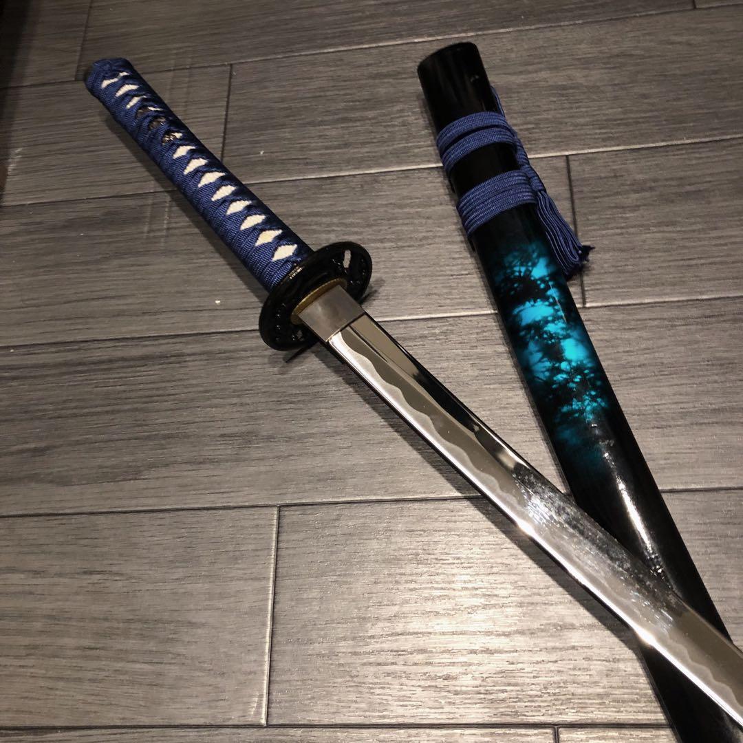 高級模造刀　青拵え　居合刀　太刀　美術刀