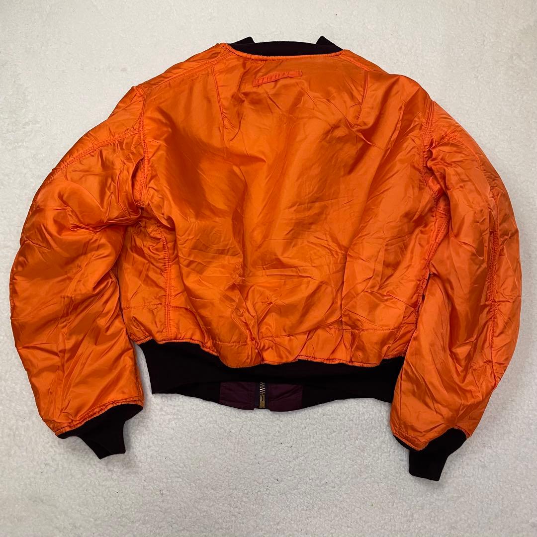 旧タグ USA製 ALPHA アルファ MA-1 フライトジャケット 短丈 XL