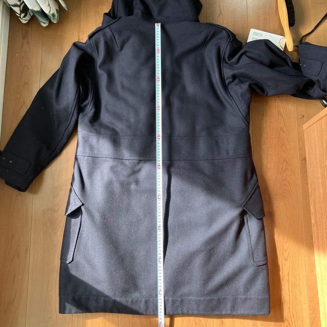 dries van noten ウール　オーバーサイズ　モッズコート