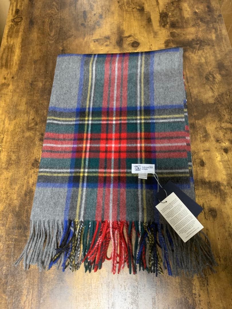 K*n様 ジョンストンズストール大判　カシミア　グレースチュワート1607