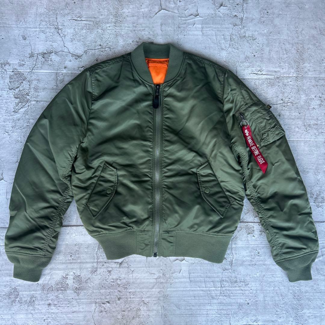00s Alpha Ma-1 フライトジャケット　Slim Fit L