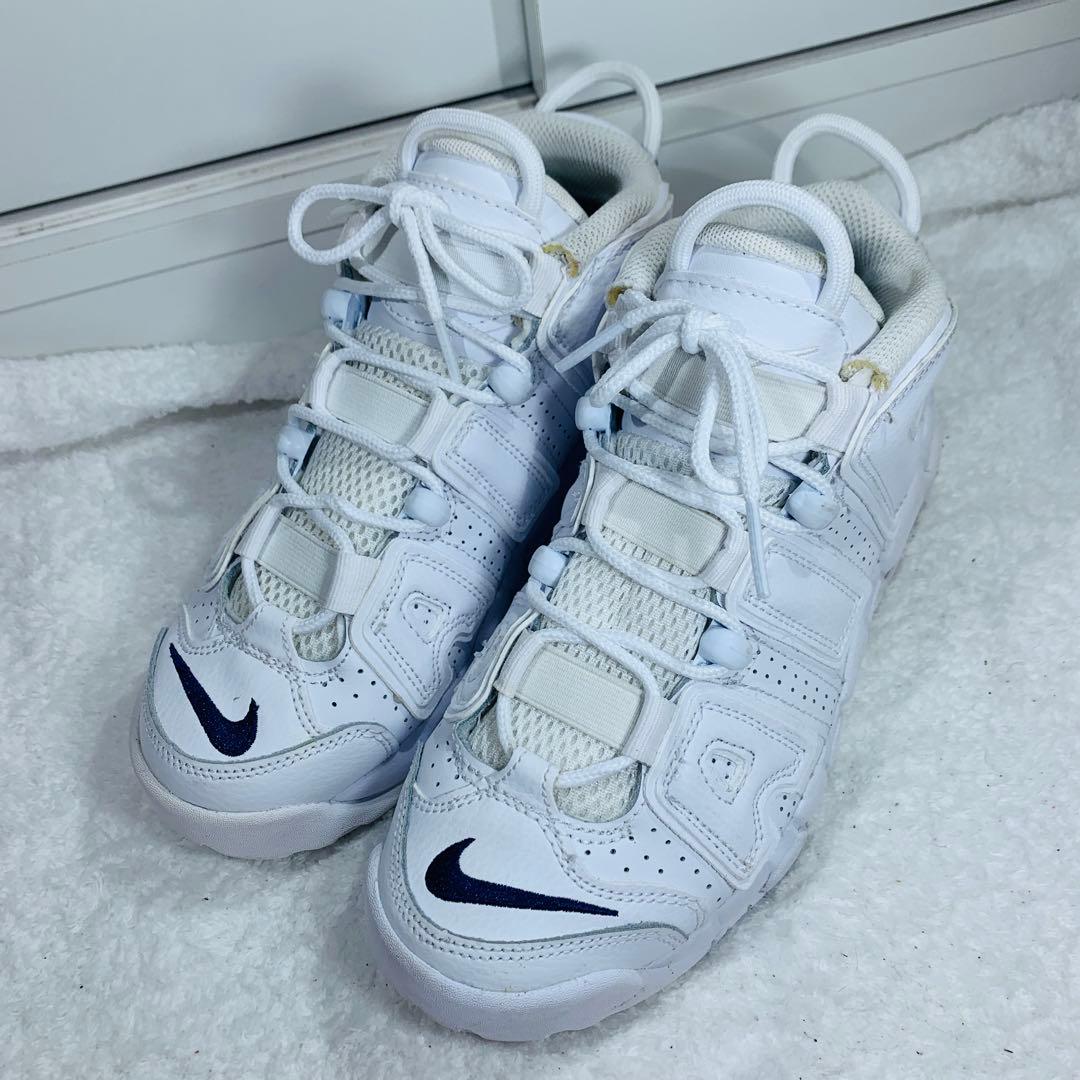 ⭐️美品 ナイキ GS エアモアアップテンポ ミッドナイトネイビー 22.5cm