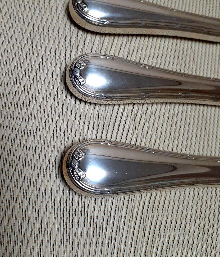 クリストフル　テーブルナイフ　リュバン3本セット《未使用》