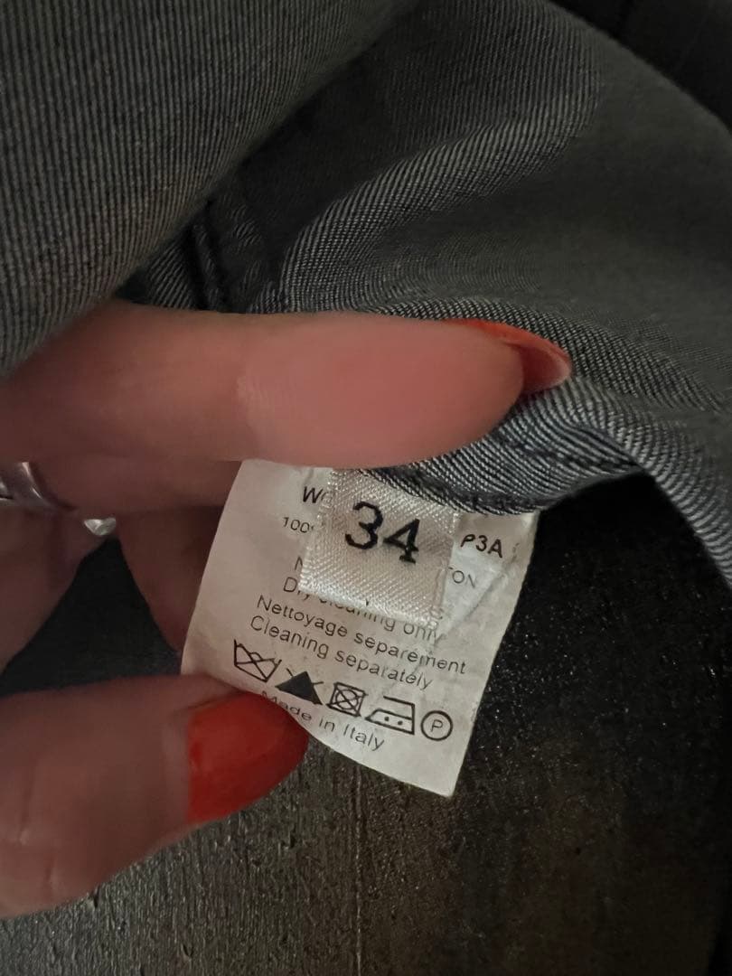 LANVIN × ACNE デニム　ロング　トレンチコート