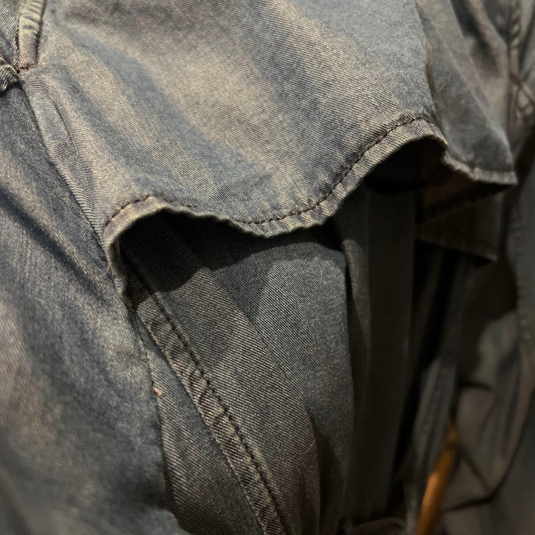 LANVIN × ACNE デニム　ロング　トレンチコート