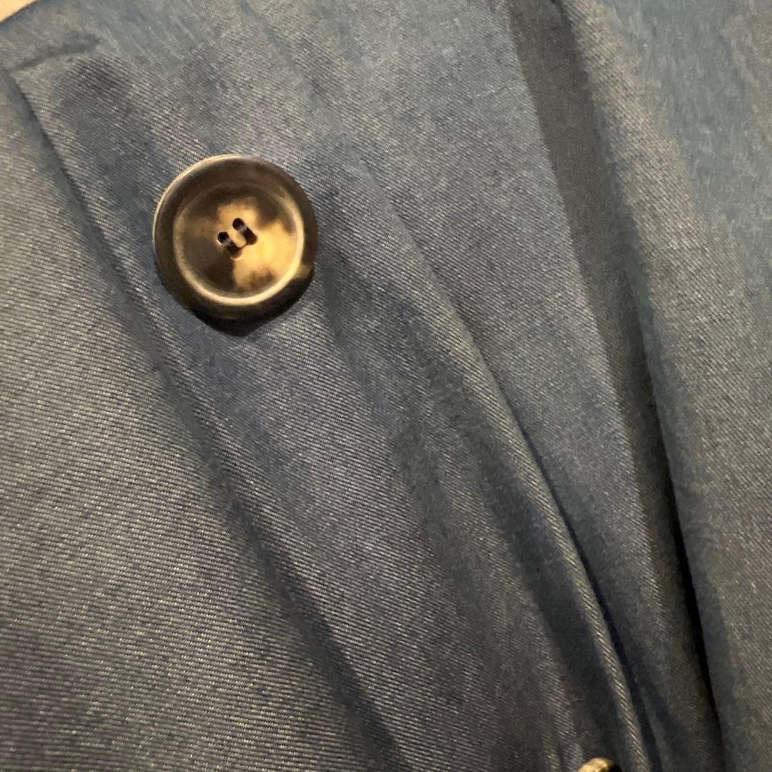 LANVIN × ACNE デニム　ロング　トレンチコート