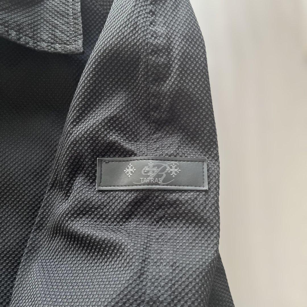 TATRAS ブラック ステンカラーコート 中古美品