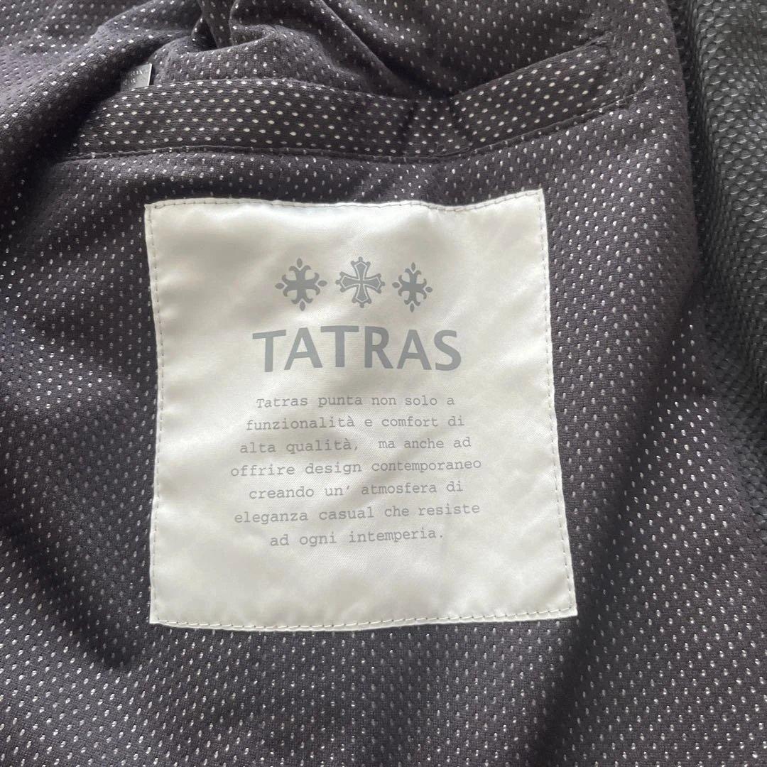 TATRAS ブラック ステンカラーコート 中古美品