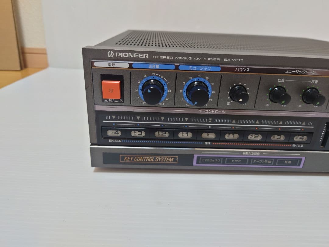 02Pioneer パイオニア カラオケアンプ SA-V21II 動作確認済