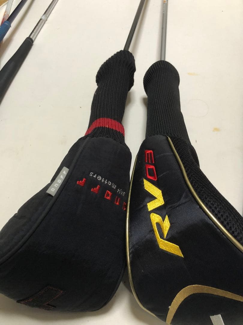 ミズノRV09 キャディバッグ ネイビー&クラブ全18本贅沢セット