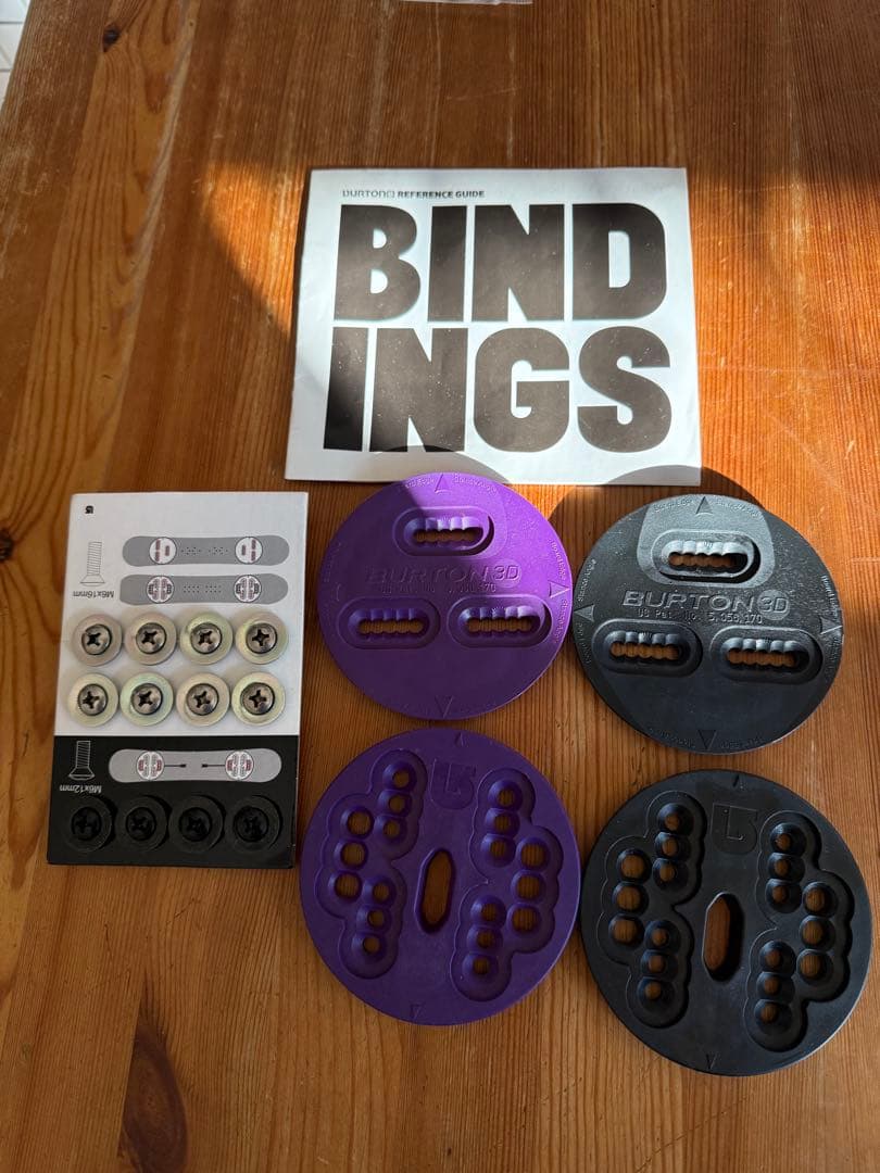 BURTON スノーボード ビンディング 紫/黒　カスタム　Sサイズ