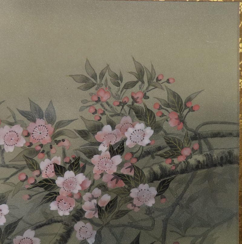 掛軸 岡本紫洸 『春宴』 大幅 共箱 二重箱 美品 【桜 月】 - メルカリ