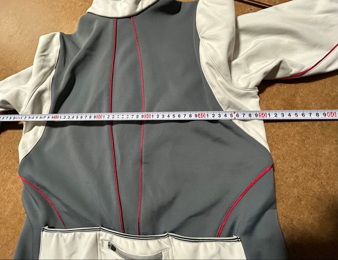 ゴールドウイン　 サイクルジャケット 長袖 裏起毛 白　XL