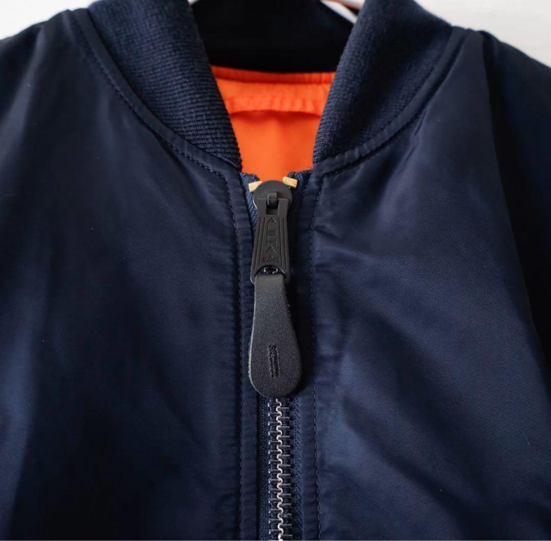 アルファ　ネイビー MA-1 フライトジャケット　美品