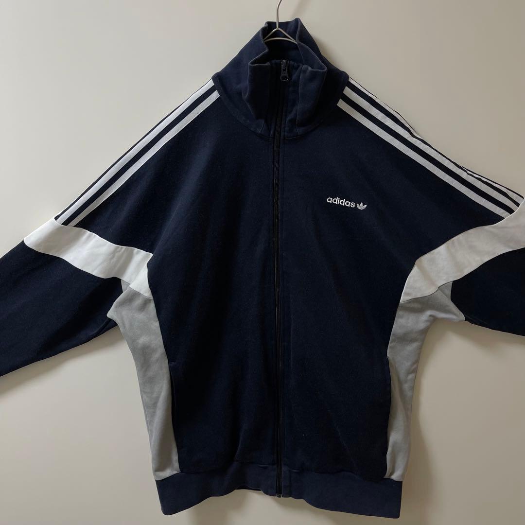 70s復刻 3XL】アディダス刺繍トラックジャケット古着ジャージ ゆるだぼ