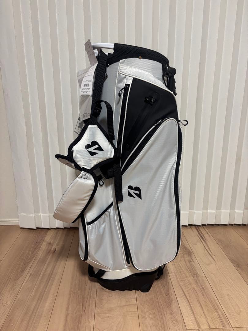 【新品未使用】BRIDGESTONE GOLF キャディバッグ ホワイトブラック