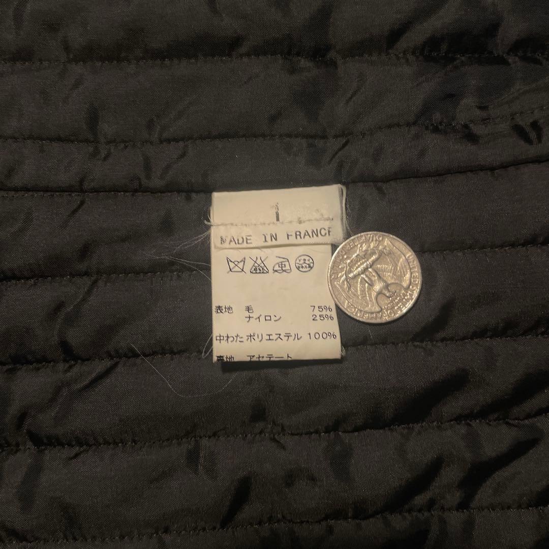 90s フランス製 agnes b. homme 八の字 ウールコート b. ウールコート 八の