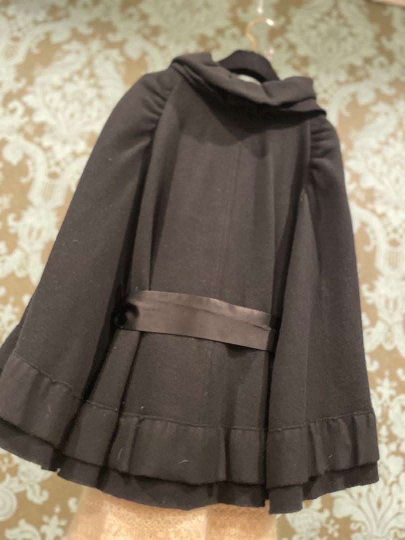 COTOO 2way華やかケープコート　幼稚園ママ　通園通学　お受験　コンサバ