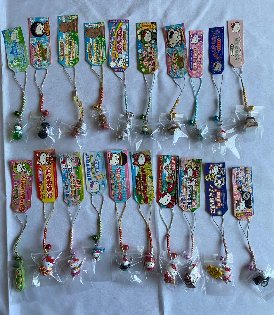 【275点】ご当地キティ 大量 根付 ストラップ 限定 まとめ売り 激レアあり