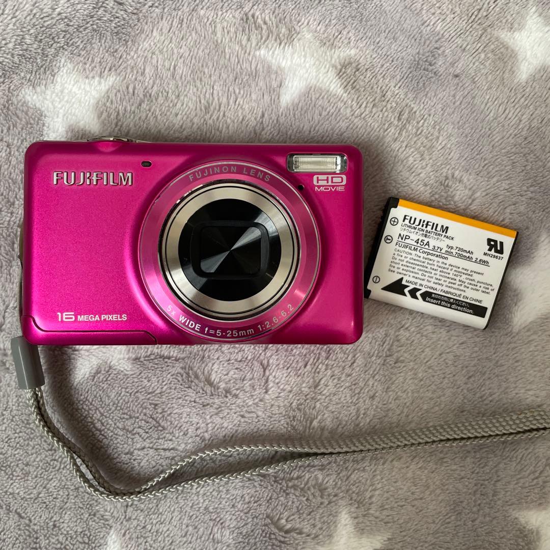 富士フィルムFUJIFILM デジタルカメラ FinePix JX420ピンク