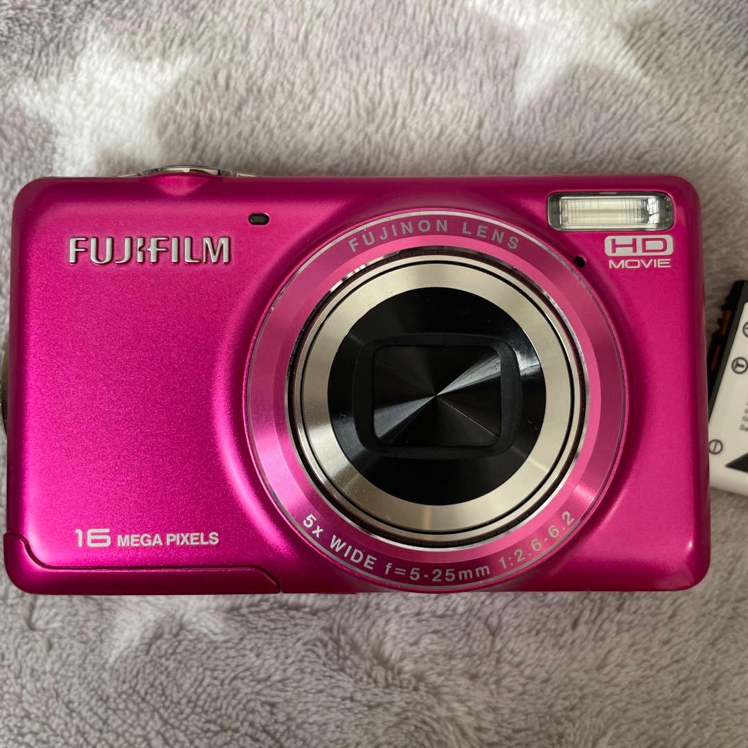 富士フィルムFUJIFILM デジタルカメラ FinePix JX420ピンク