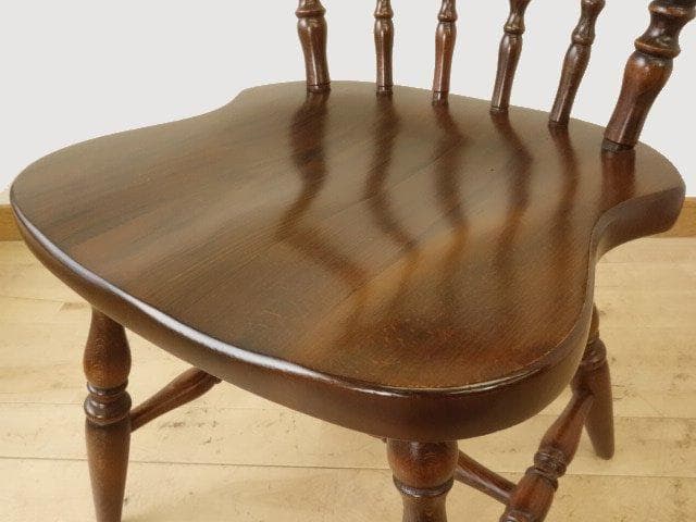 飛騨産業　キツツキ　ダイニングチェアー　イス　椅子　 木製　再塗済　ＵＳＥＤ