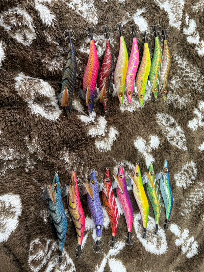 スクイッドマニア　3.5号　ノーマル　ウェーブハンター8本ずつ　計16本