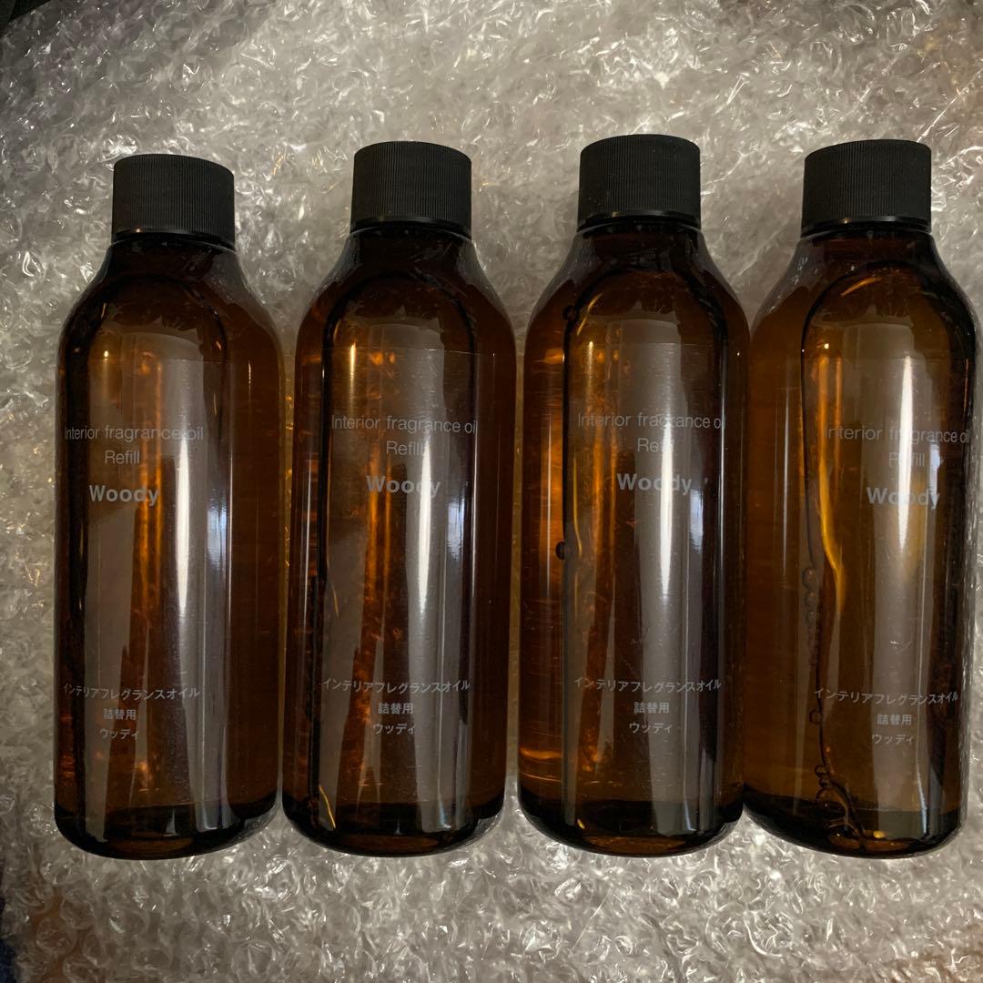 無印良品 インテリアフレグランスオイル 詰替用 ウッディ 200ml 4本