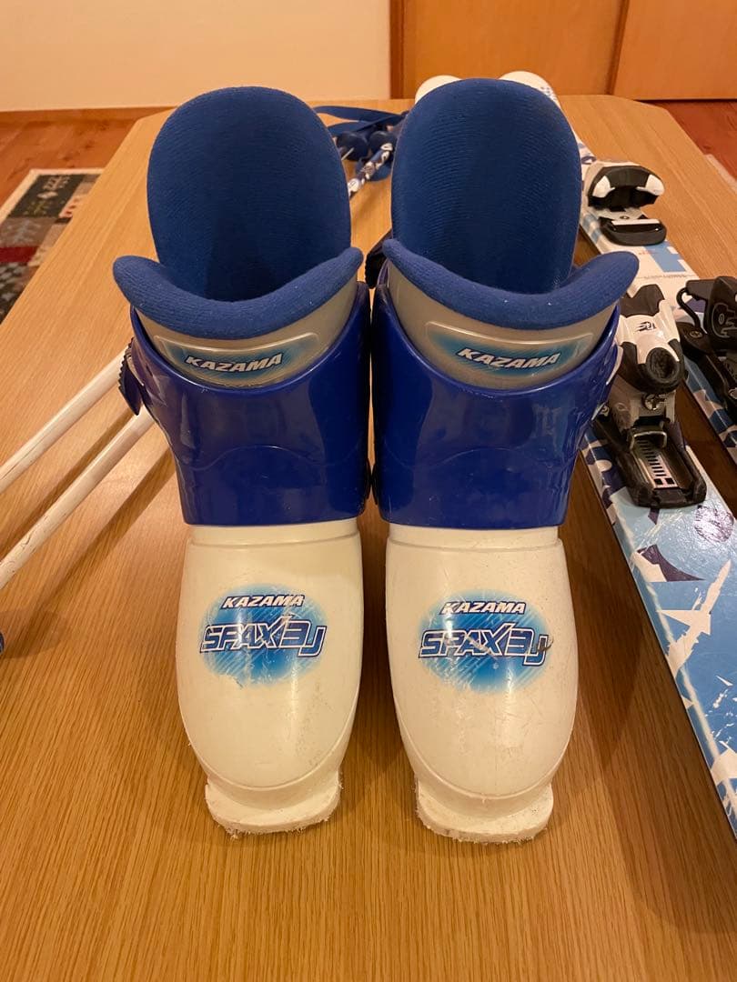 子供用スキー2セットまとめ 板116/108 ブーツ付き 子供用スキー2セット