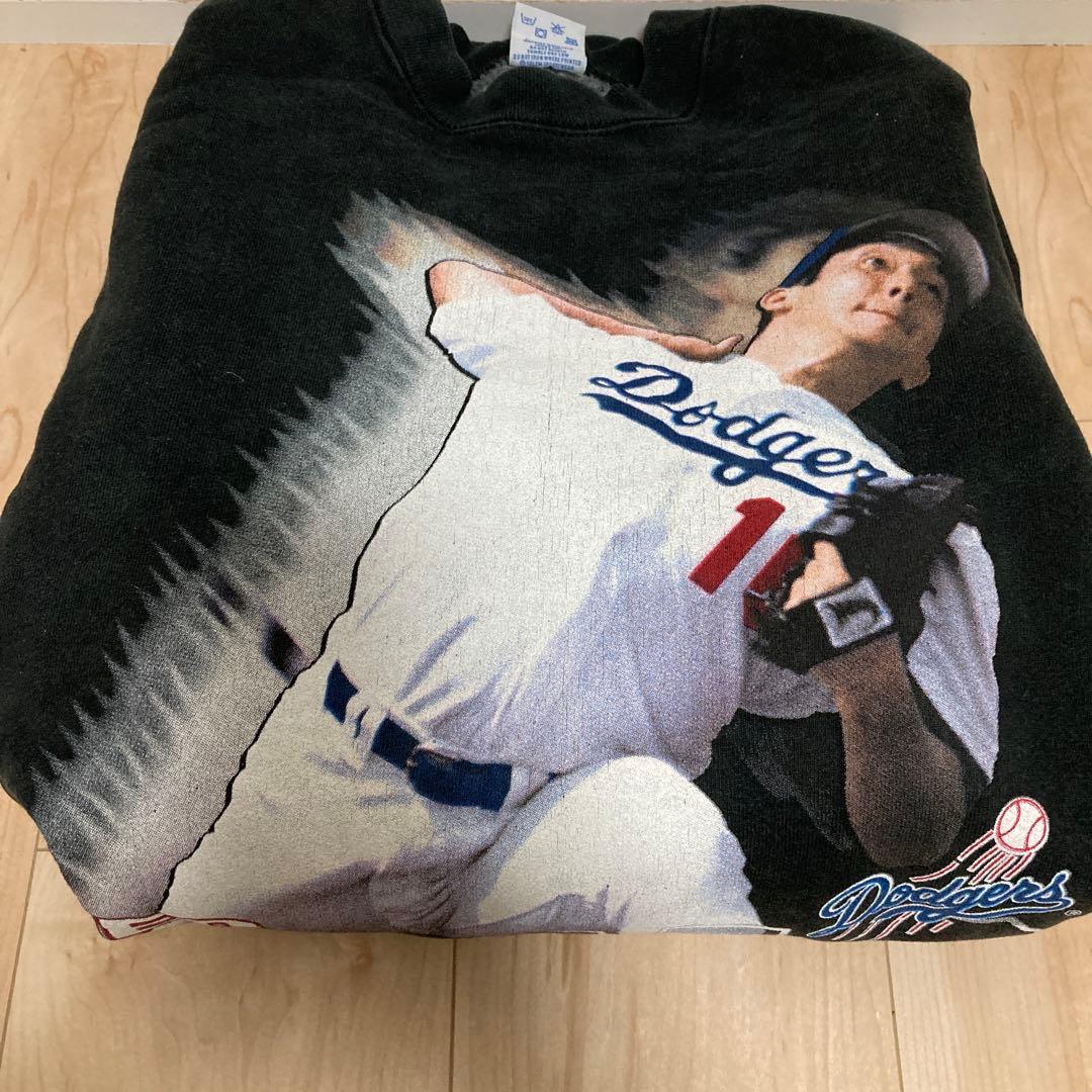 入手困難】あいみょん着用モデル90s野茂英雄スウェットBLACK黒色 XL トップ