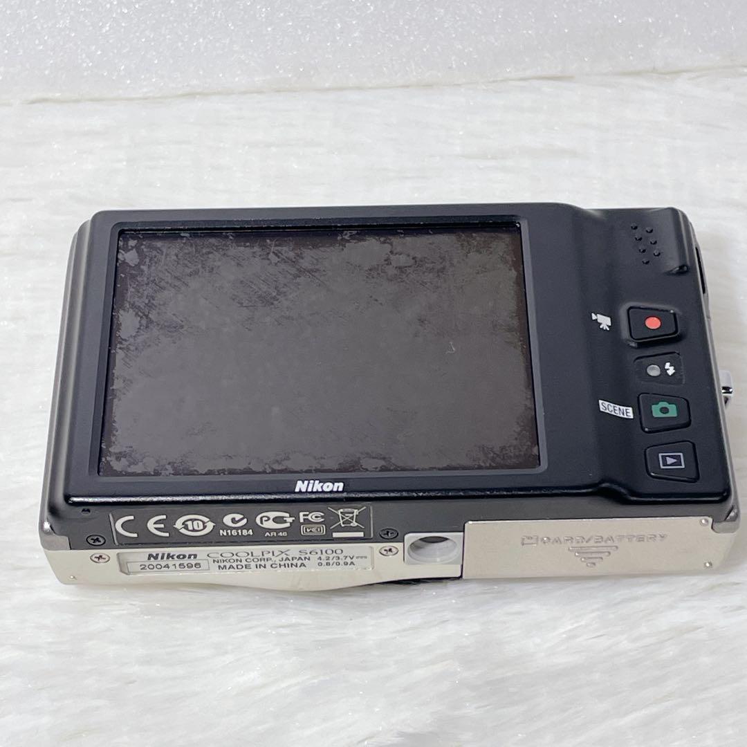 【✨美品✨】Nikon COOLPIX S6100【✨新品バッテリー付き✨】
