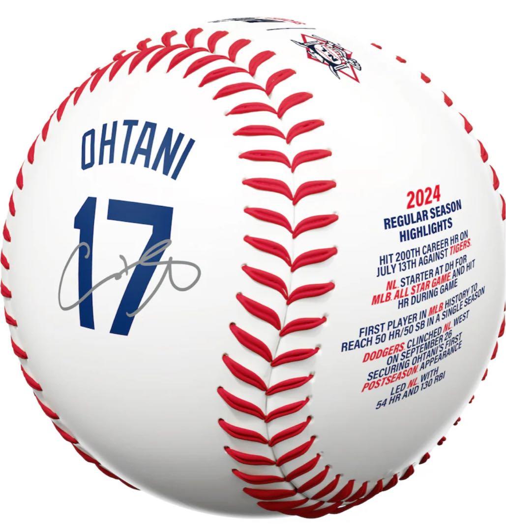 【3点セット】ドジャース 大谷翔平 50/50記念ボール 2024チャンピオン