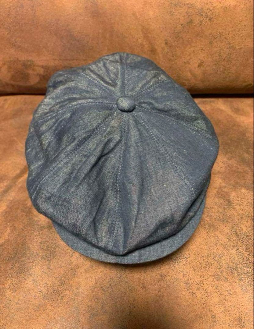 オールドジョー 美品 PEAKED CAP デニム リネン