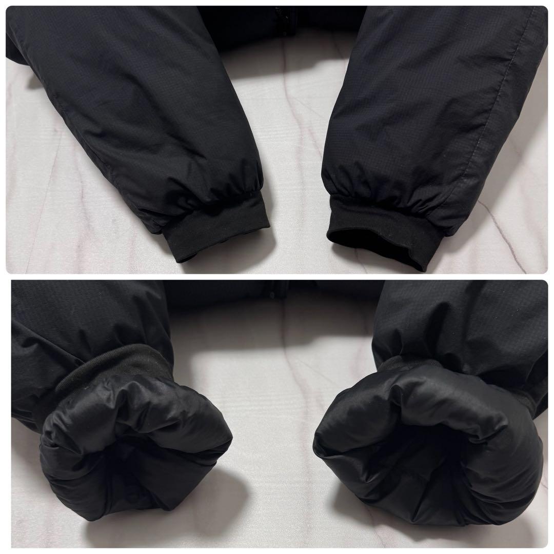 XL相当✨ カナダグース ロッジ フーディ ライトダウンジャケット 黒 フード