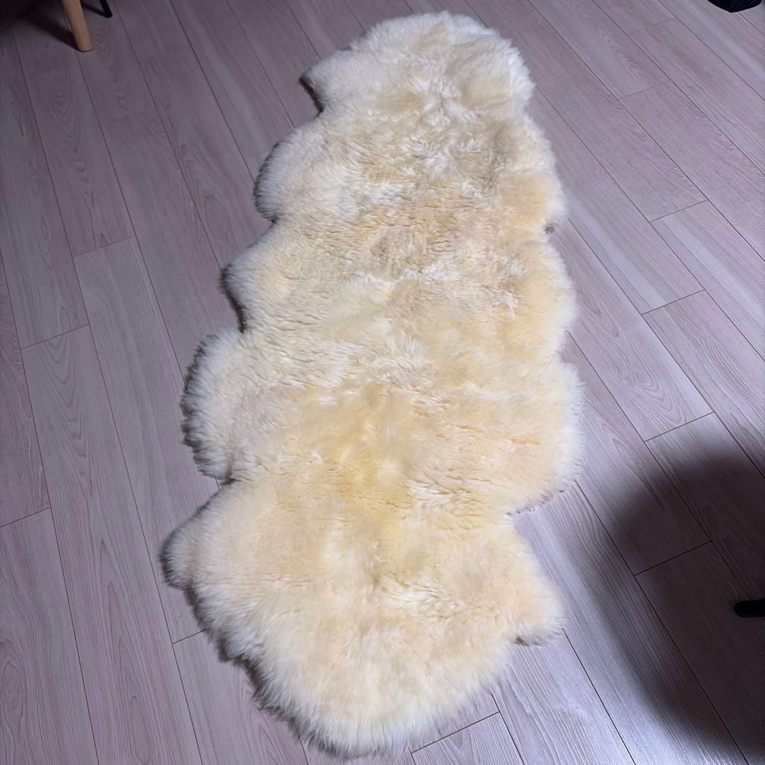 シープスキンマット クリーム色 サイズ3