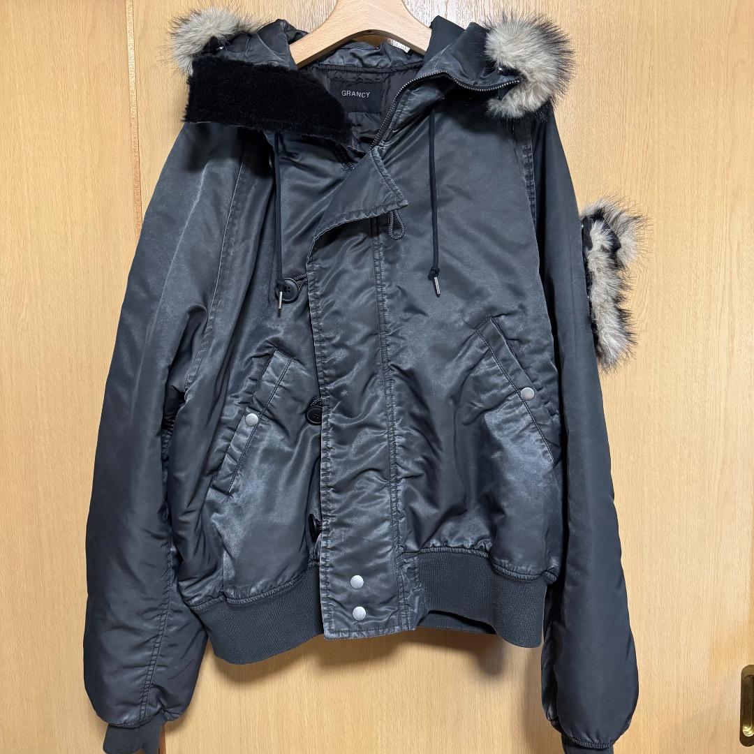 【GRANCY】ファーポケットデザインフェードN2Bジャケット