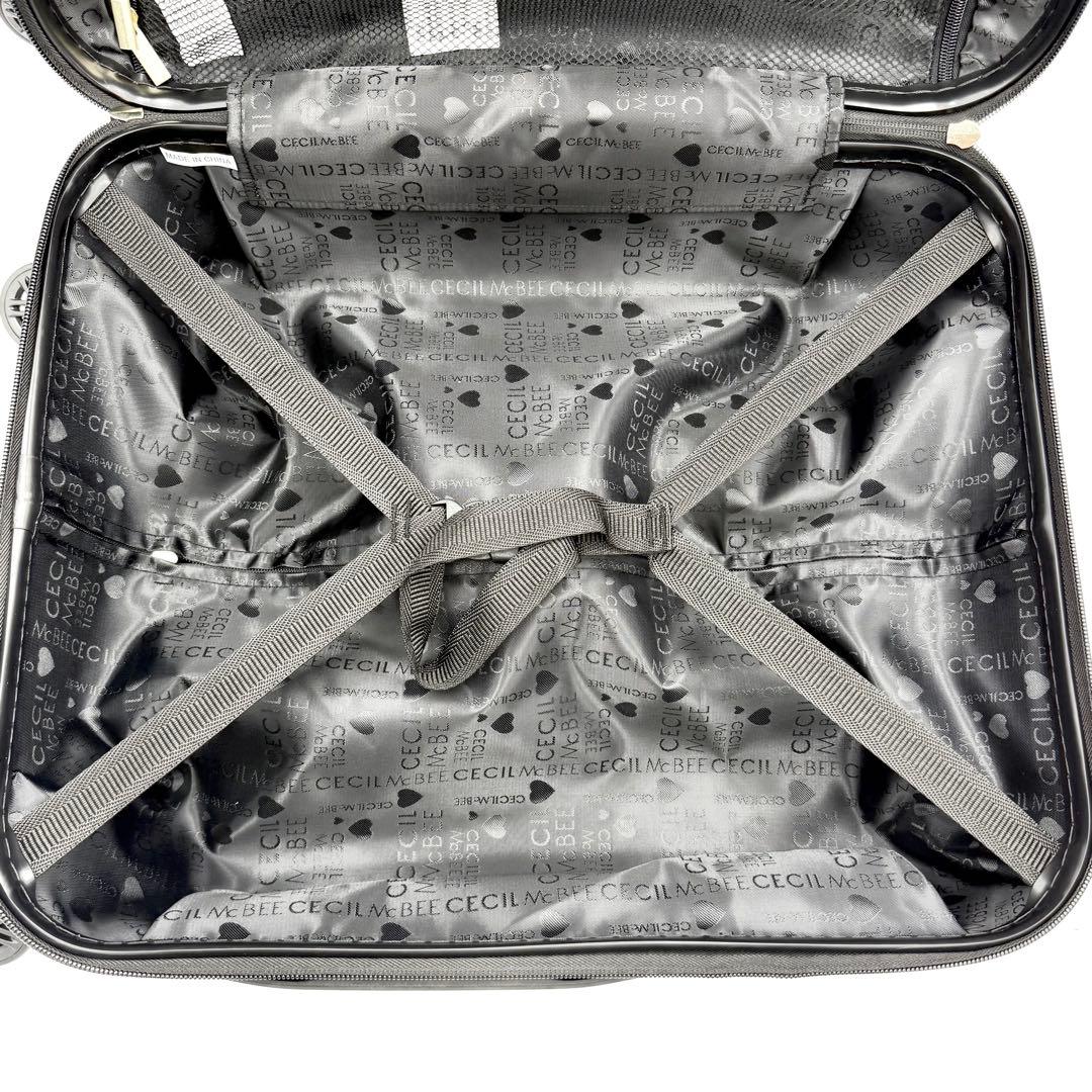 新品タグ付✨ セシルマクビー キルト キャリーケース Sサイズ 35L ブラック