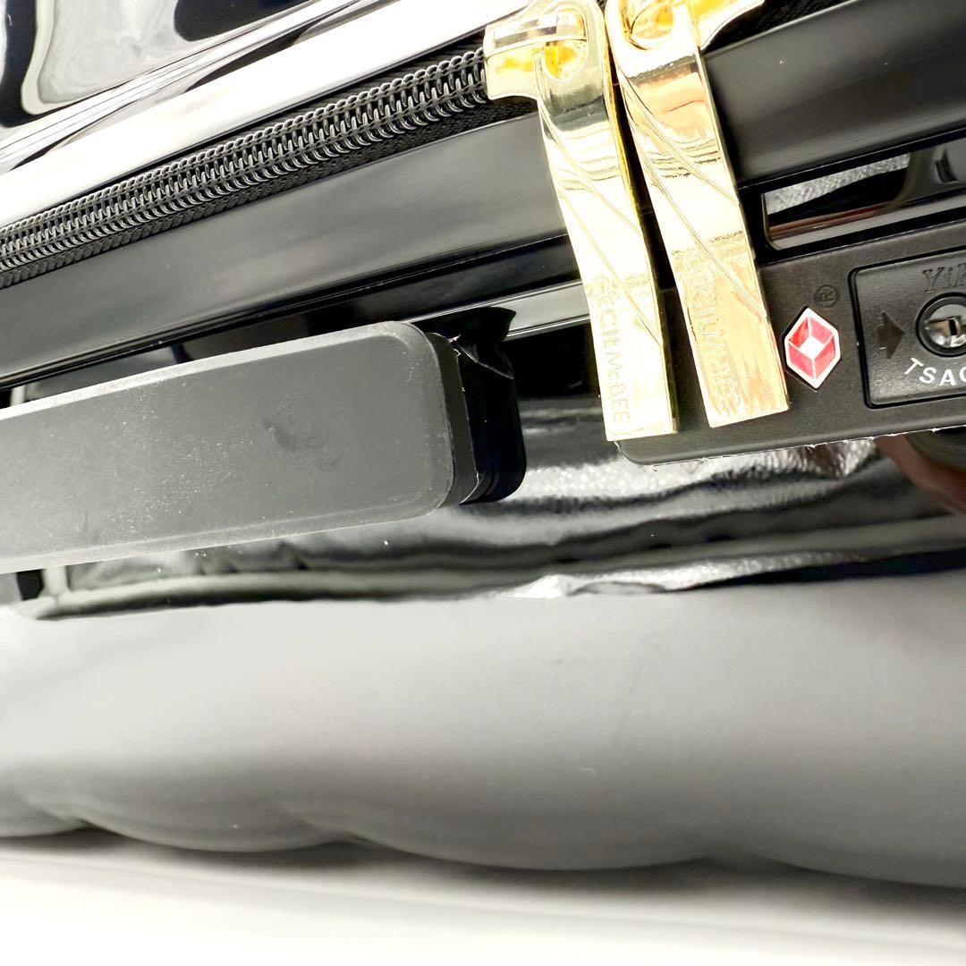 新品タグ付✨ セシルマクビー キルト キャリーケース Sサイズ 35L ブラック