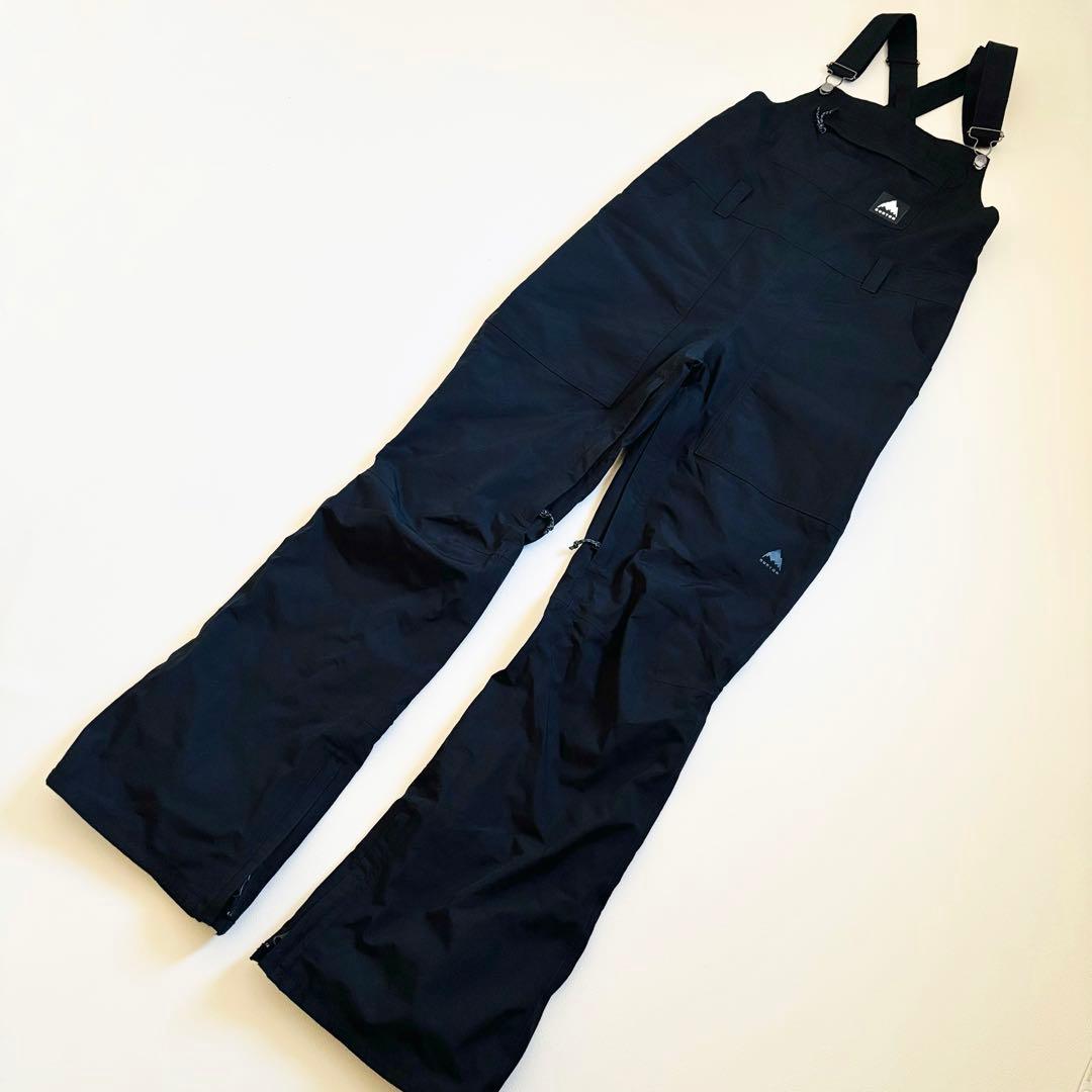 2576【極美品】バートン ビブパンツ ゴアテックス レディース スノボウェア