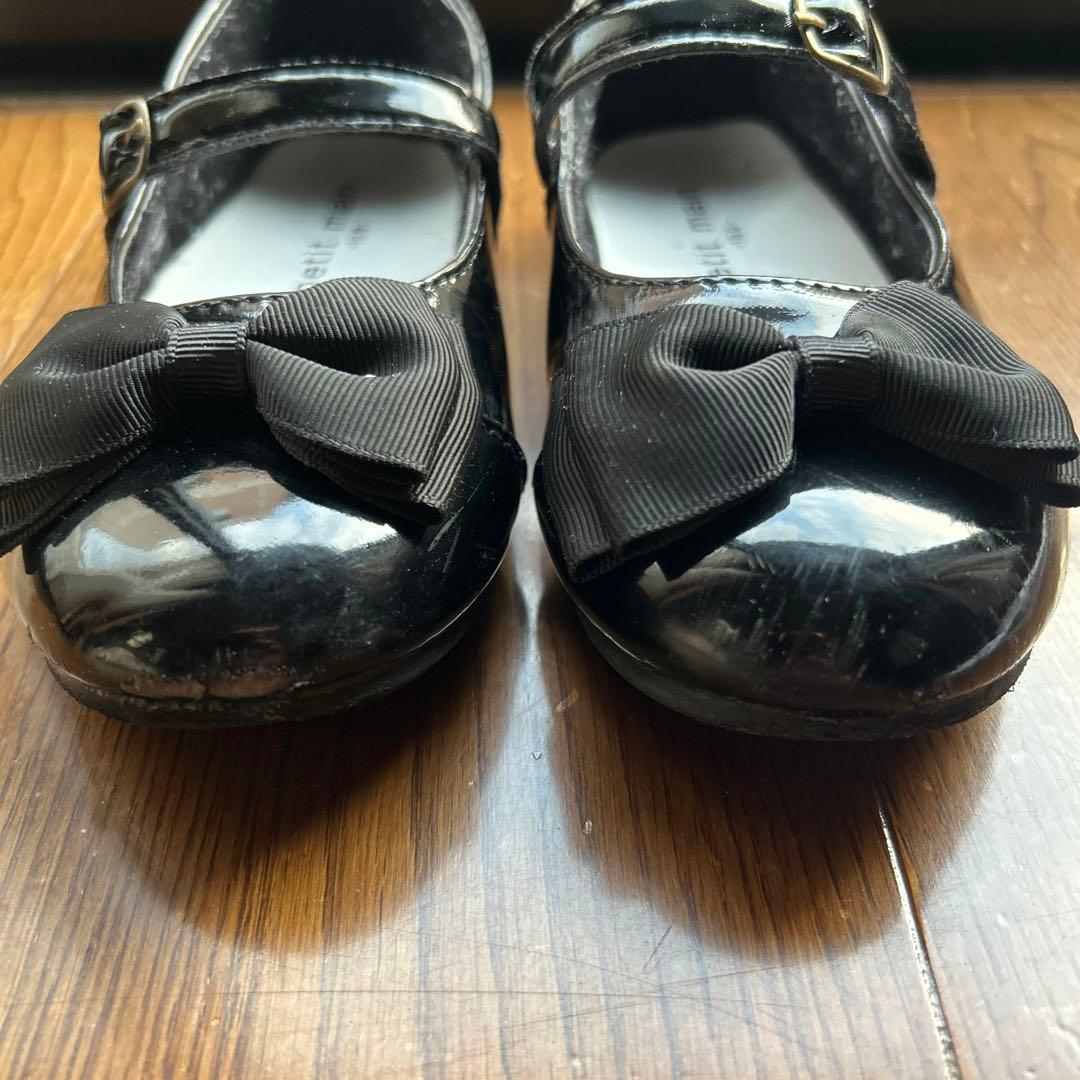 プティマイン 120 ワンピース＋ブレザーセット コサージュ・靴下・（靴