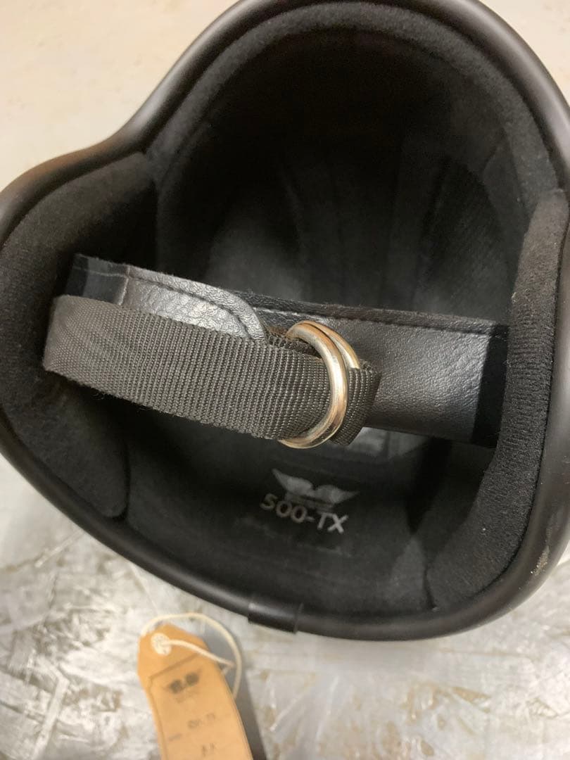 TT&CO 500TX ブラック XXL メット