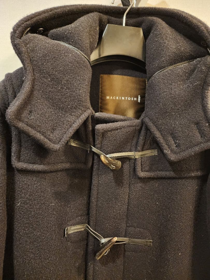 美品 定価15万円】MACKINTOSH ダッフルコート 黒 38サイズ