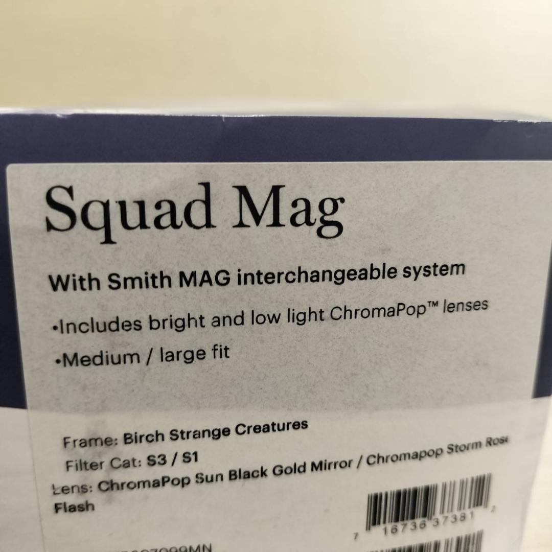 ☆訳有　スミス　SMITH　SQUAD MAG ゴーグル レギュラーフィット