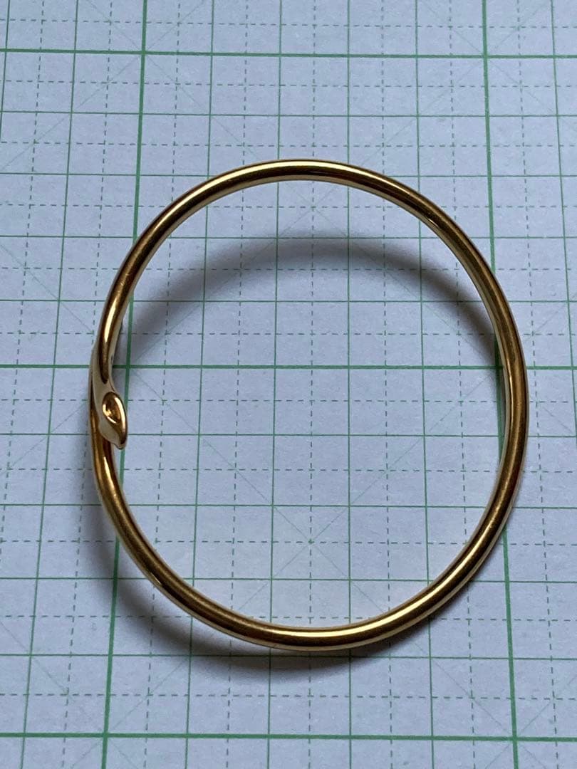 Tiffany & Co. k18 スネークモチーフ バングル ダイヤ3P