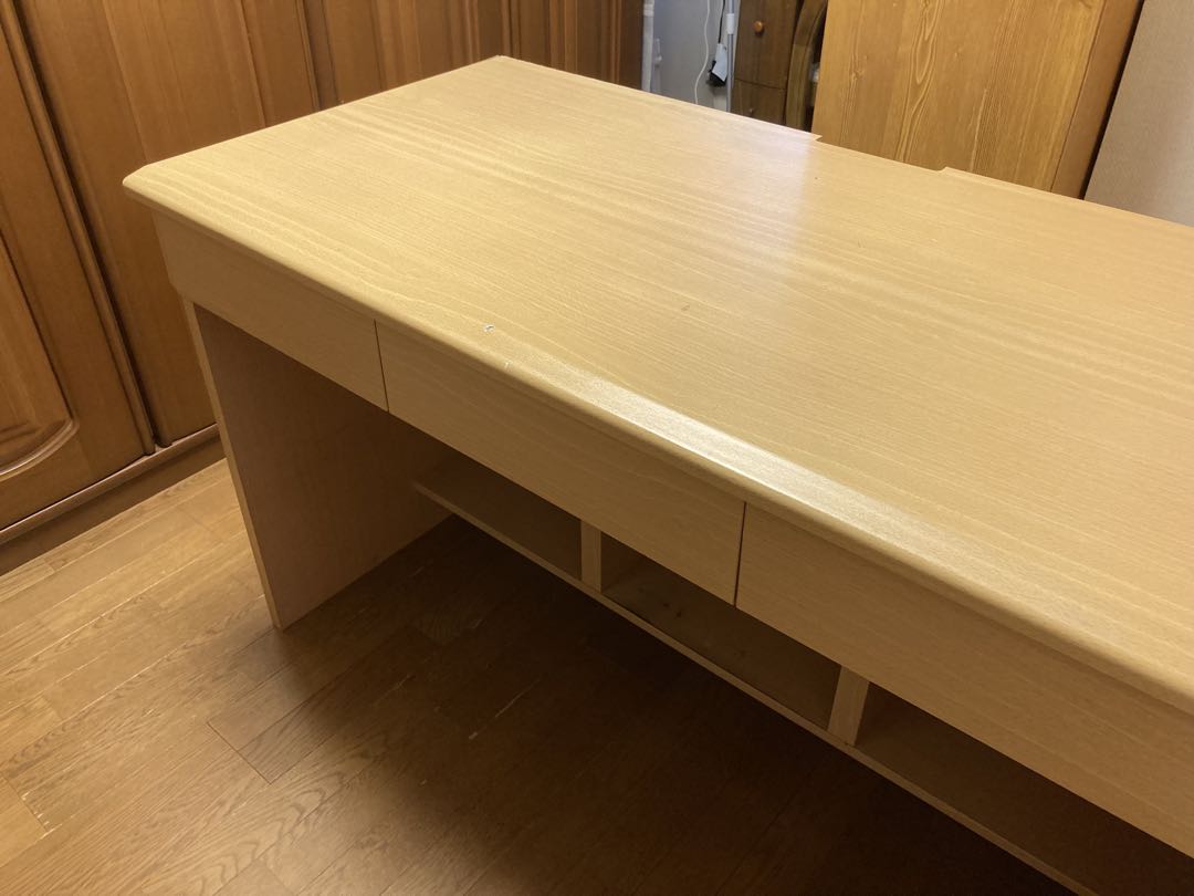 学習机　 事務デスク　収納力あり