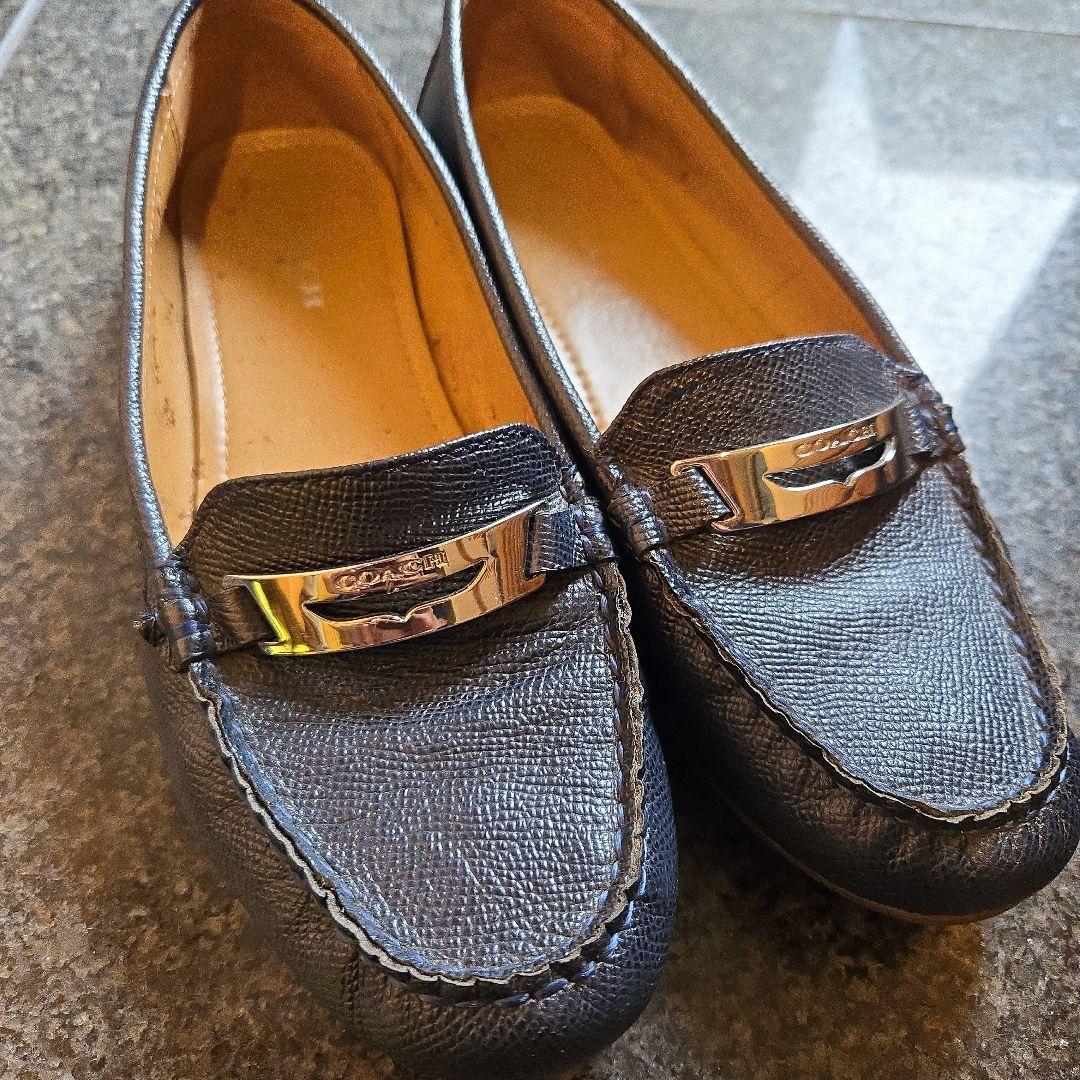 オンライン ショップ 安いファッション - COACH ブラック ローファー