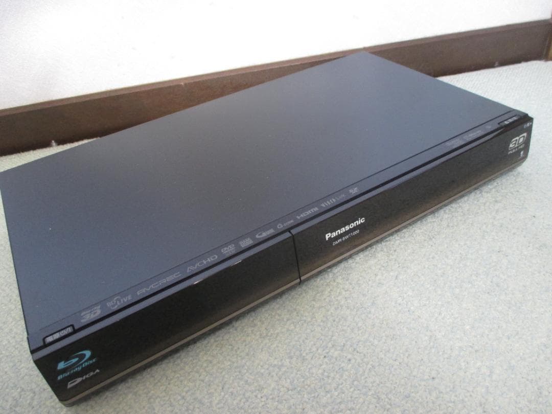 750GB☆パナソニック 2番組同時録画 BDレコーダー DMR-BWT1000