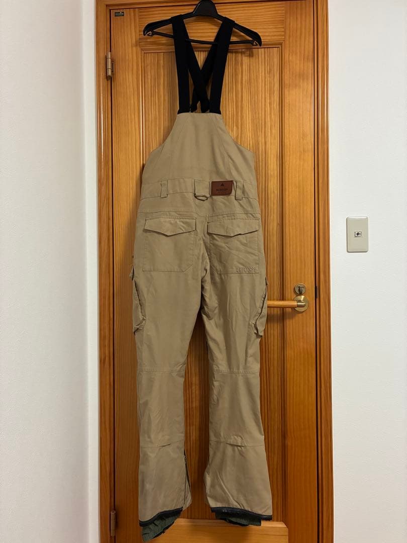 BURTON ベージュオーバーオール・ビブパンツ